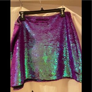 Wild fable mermaid sequin skirt